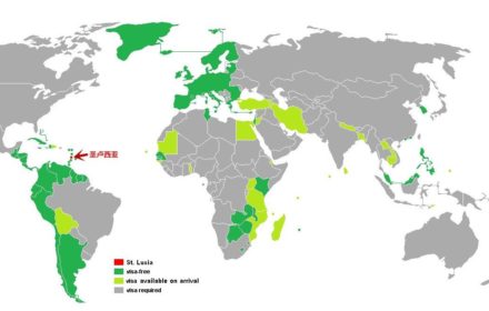 中国公民到圣卢西亚需要申请签证吗？