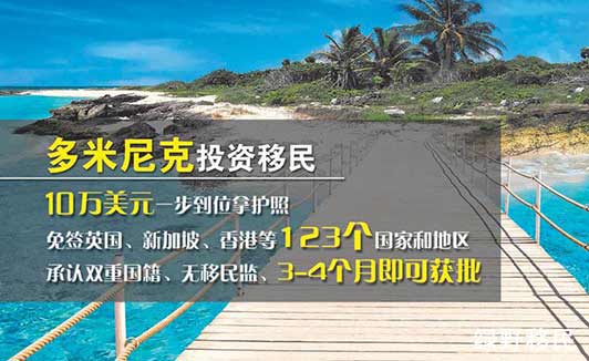 移民多米尼克费用