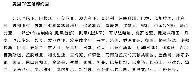 美国“小绿卡”— E2签证