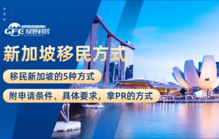 移民新加坡的5种方式：附申请条件、具体要求，拿PR的方式